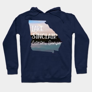 Lake Sinclair in Eatonton, Georgia Art Hoodie